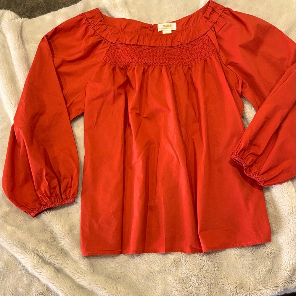 Maeve cotton blouse from Anthropology